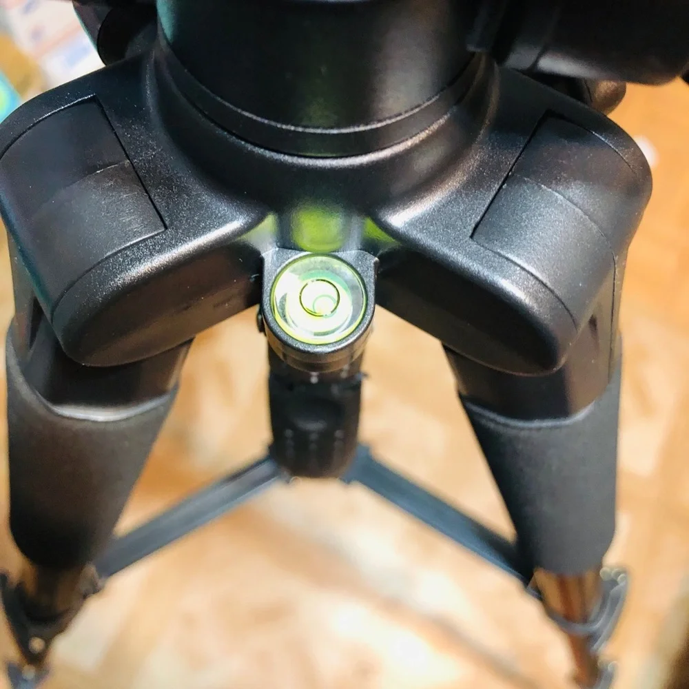 Video Camera Tripod Stand Compatible with Nikon Canon, DSLR Cameras